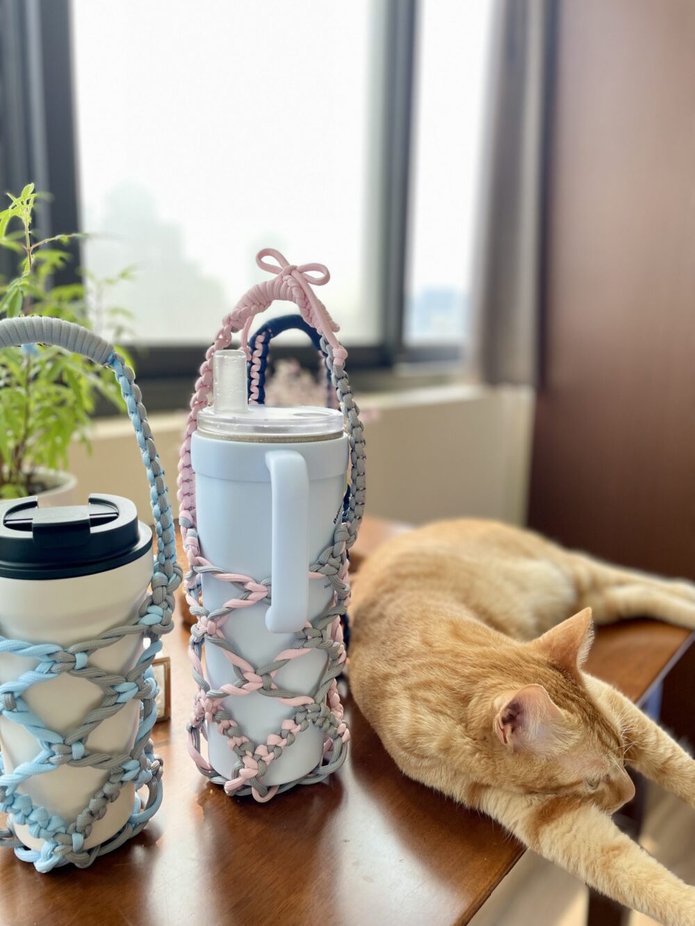 IMG_8425 初階 { 編織水壺提袋 }