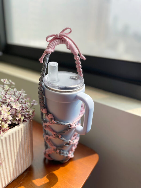 初階  { 編織水壺提袋 }