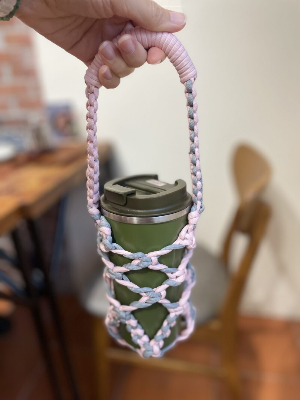 IMG_9068 初階 { 編織水壺提袋 }