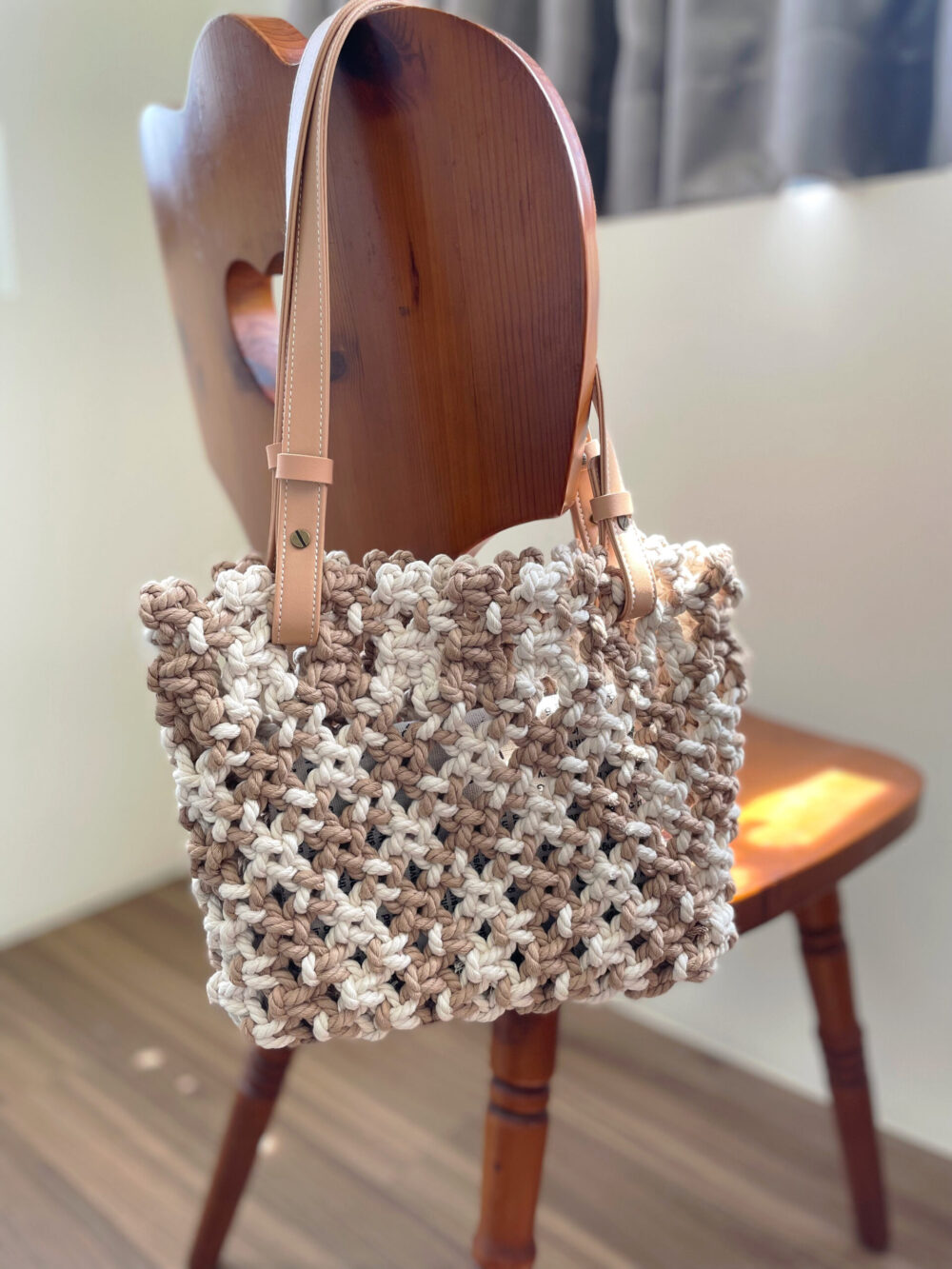 ⟡ 手提/肩背編織格紋包 ⟡