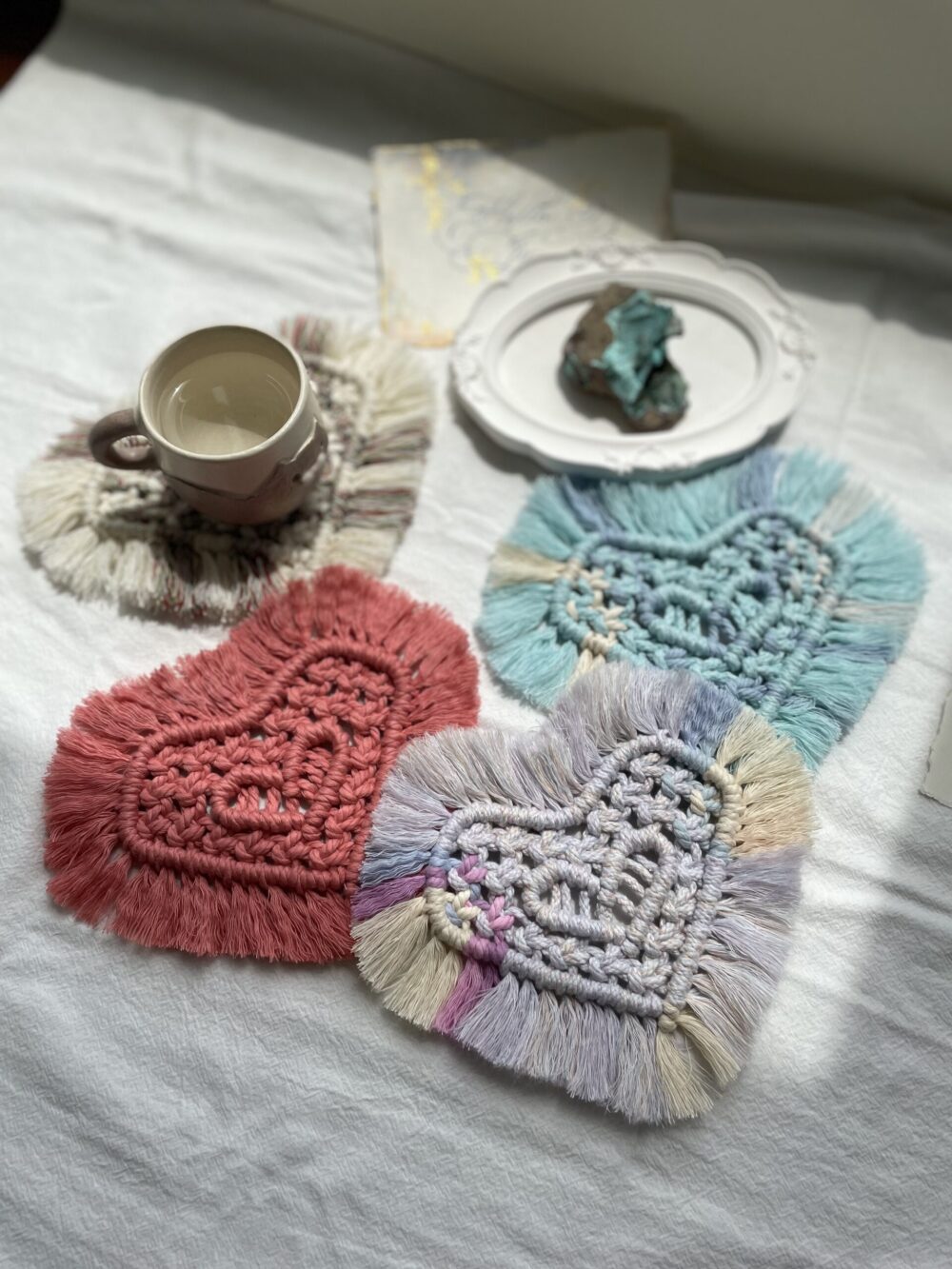 IMG_9325 初階 ♡ { 小愛心萬用墊 } 鑽石閃心心