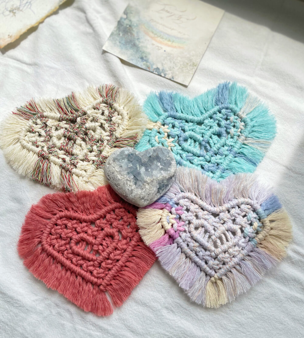 IMG_9338 初階 ♡ { 小愛心萬用墊 } 鑽石閃心心