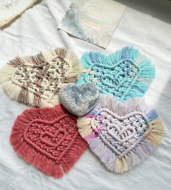 初階 ♡ { 小愛心萬用墊 } 鑽石閃心心