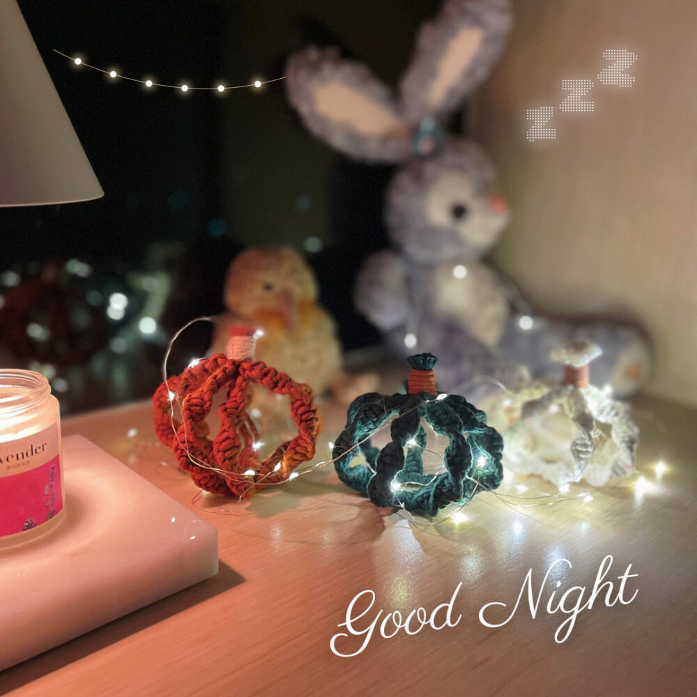 初階  { 南瓜小夜燈 }